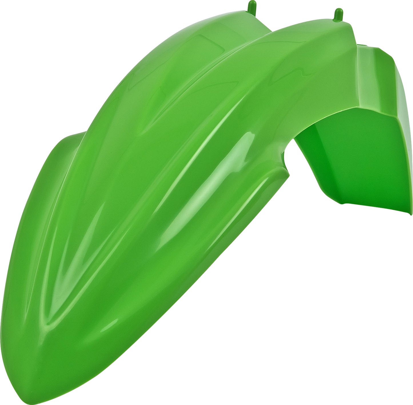 POLISPORT Front Fender - '05 OEM Green - Kawasaki - KX '14-'25 8574100001