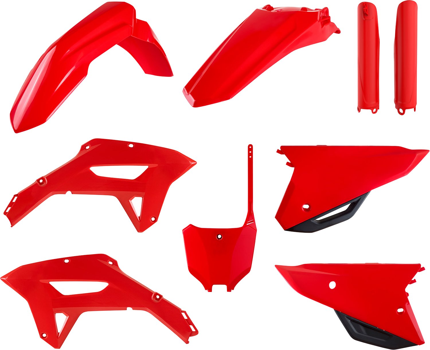 POLISPORT Body Kit - Complete - OEM Red - CRF 250/450 RX 91092
