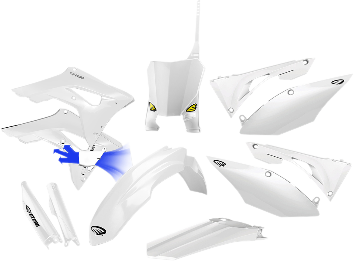 CYCRA Body Kit - Powerflow - White - Honda - CRF '17-'21 1CYC-9320-42