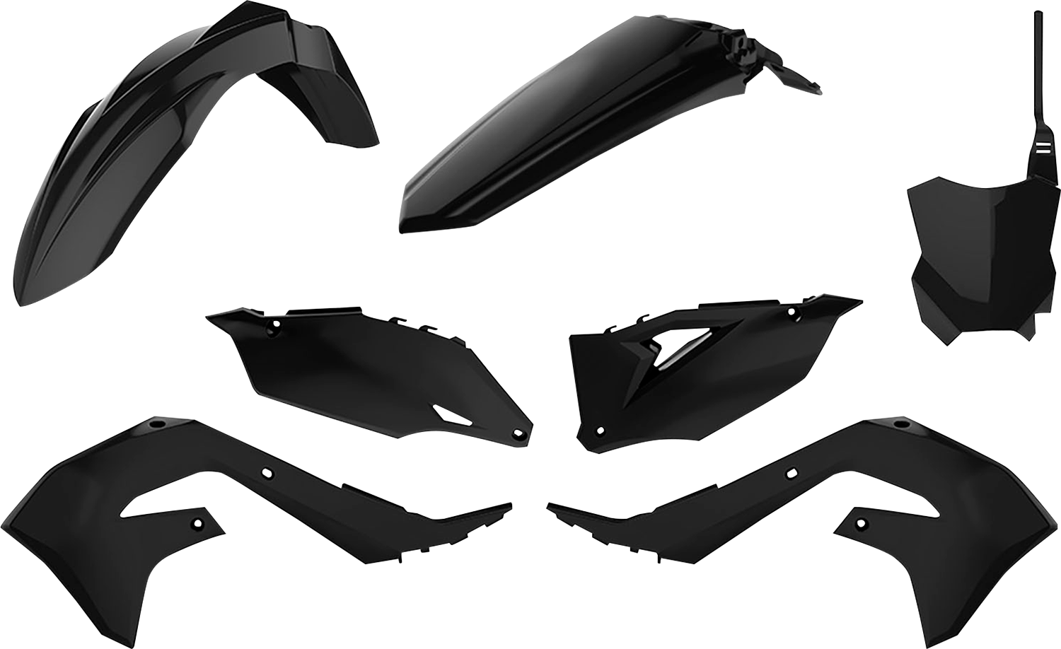 POLISPORT Body Kit - Complete - Black - KX 250F 90818