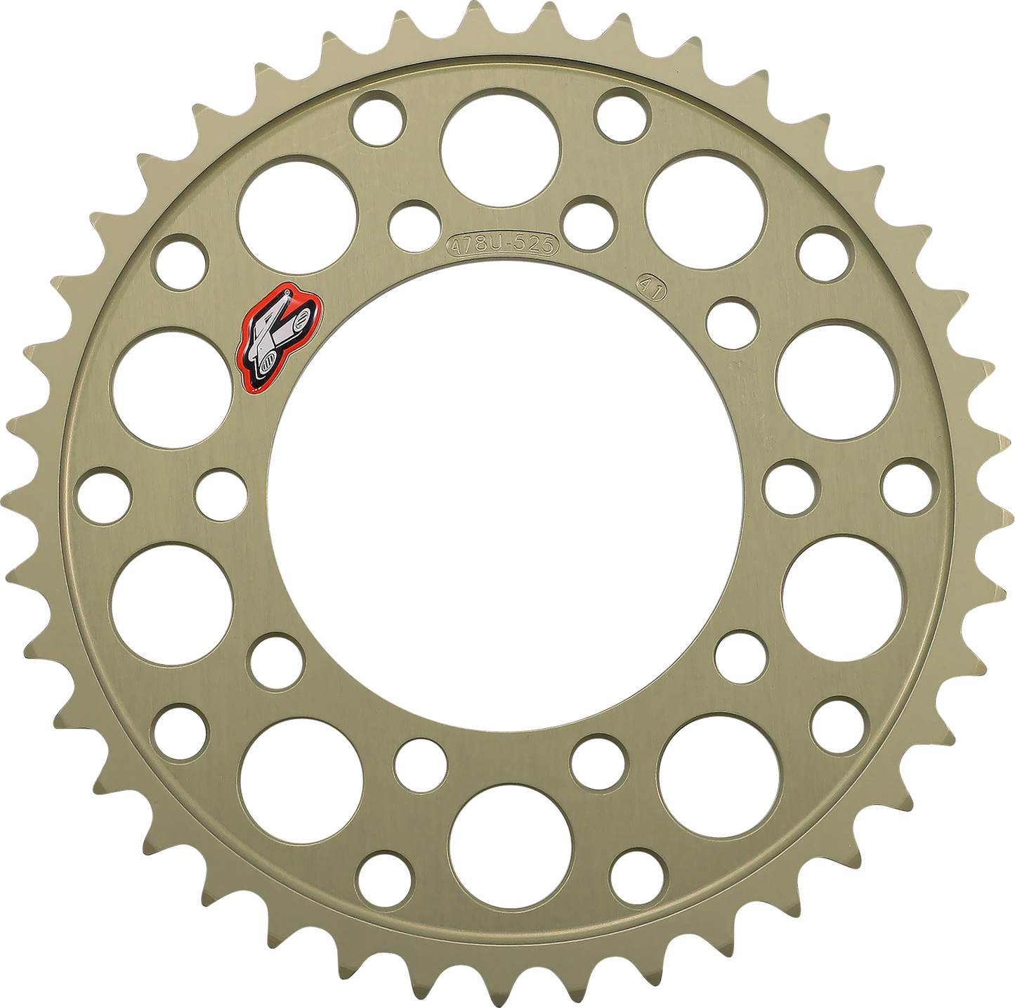 RENTHAL Rear Sprocket - Aluminum - 41 Tooth - Aprilia 478U-525-41P-HA