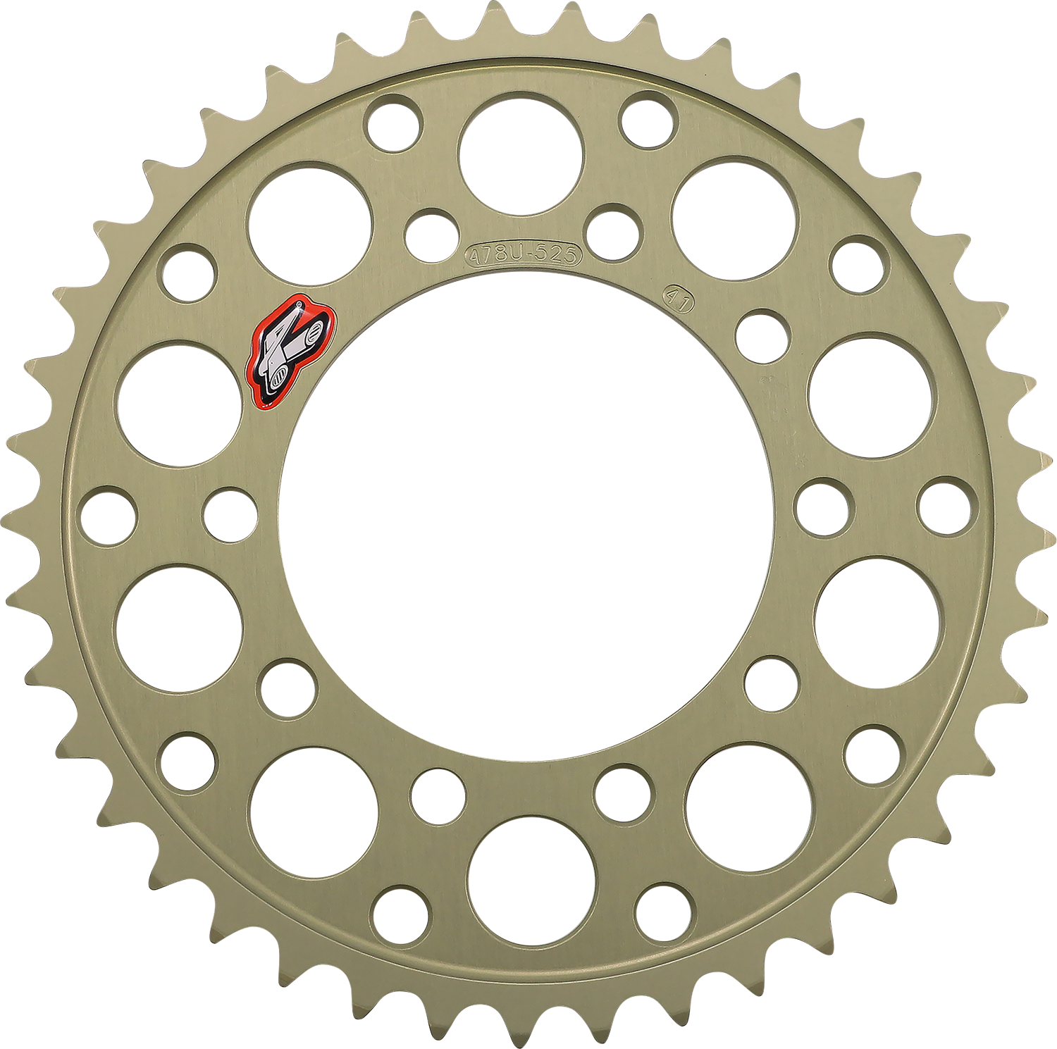RENTHAL Rear Sprocket - Aluminum - 41 Tooth - Aprilia 478U-525-41P-HA