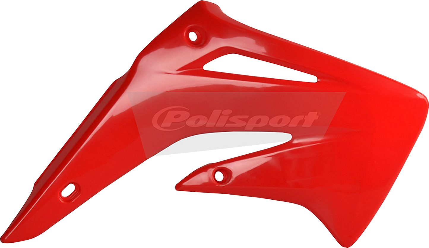 POLISPORT Radiator Cover - '04 OEM Red - CR 85R 8410600001