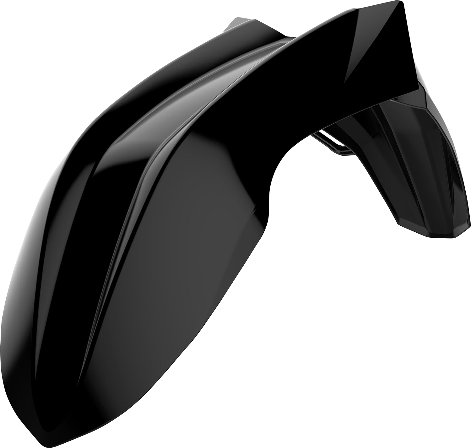 POLISPORT Front Fender - Black - Kawasaki - KLR '08-'18 8556400001