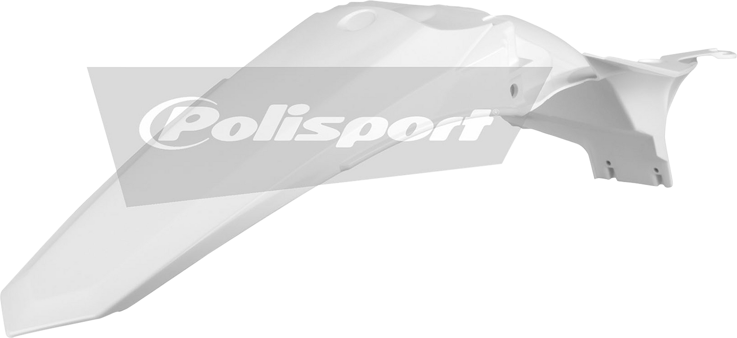 POLISPORT Fender - Rear - White - Yamaha - YZ '14-'18 8579600002