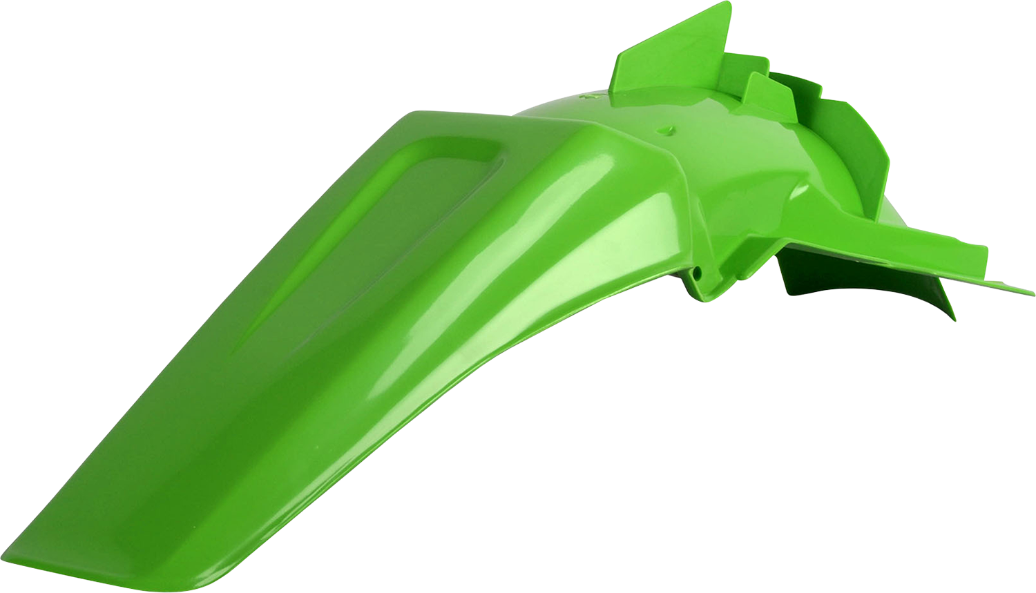 POLISPORT Fender - Rear - Green - Kawasaki - KX '99-'02 8595100001
