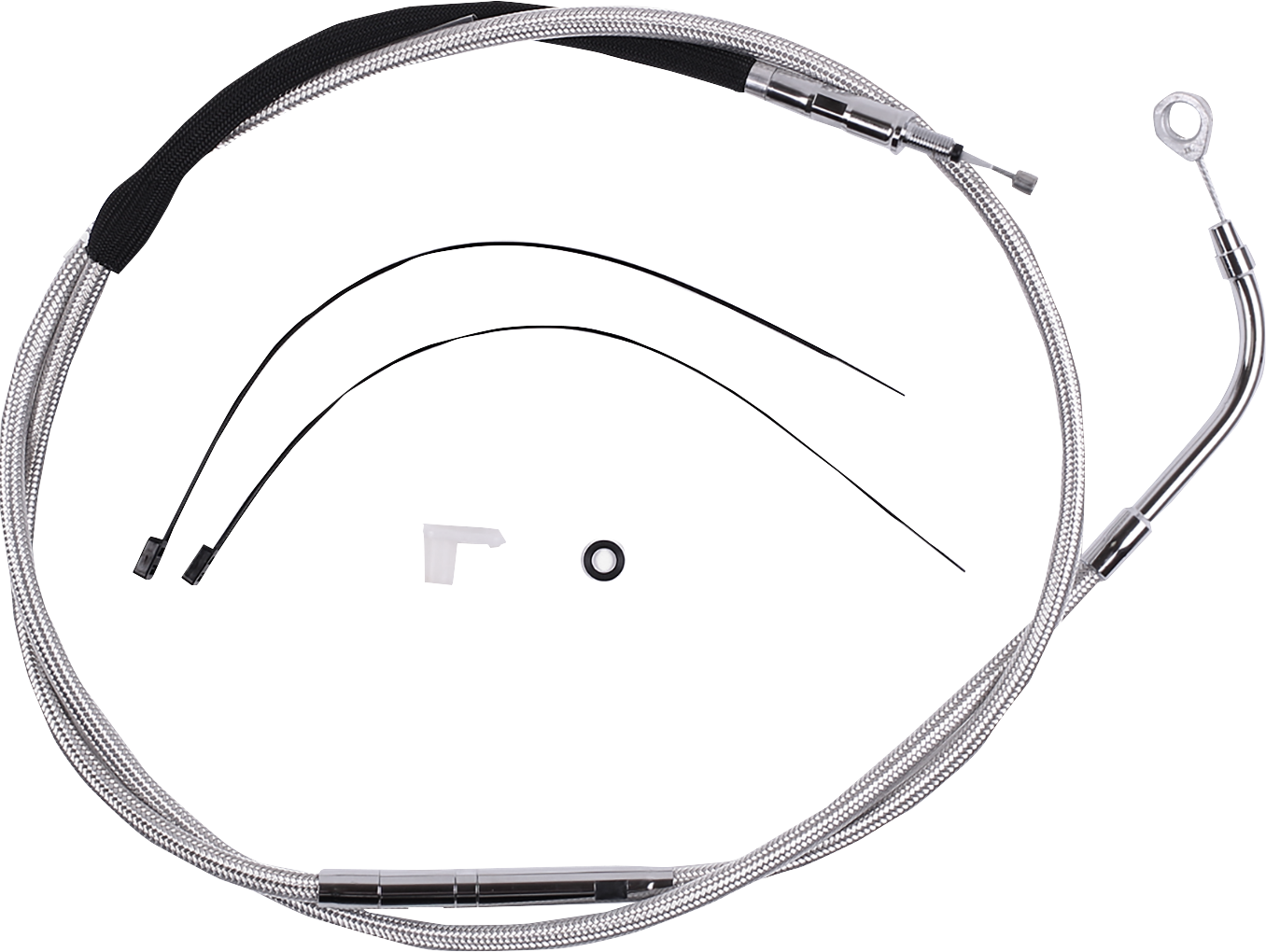MAGNUM SHIELDING High-Efficiency Polished Stainless Clutch Cable - 67-3/4" 52362HE