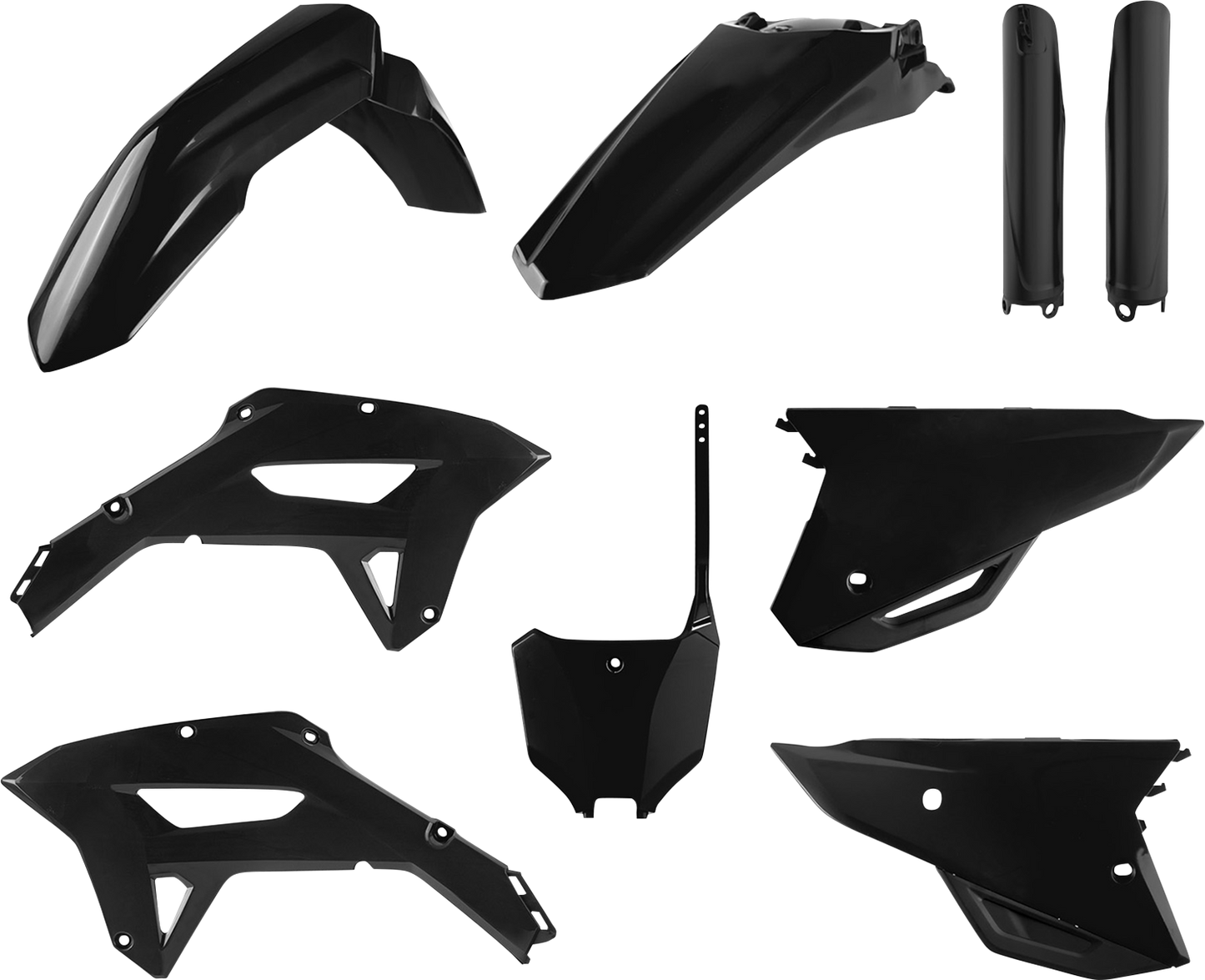 POLISPORT Body Kit - Complete - Black - CRF 250/450 RX 91094