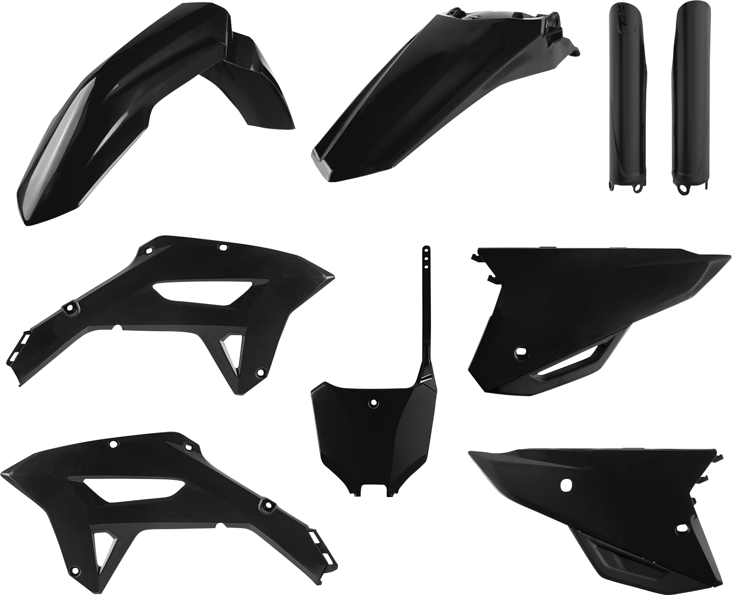 POLISPORT Body Kit - Complete - Black - CRF 250/450 RX 91094