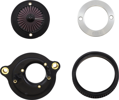 S&S CYCLE Air Stinger Stealth Air Cleaner Kit - Chrome Ring 170-0714A