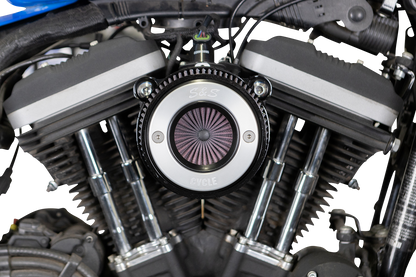 S&S CYCLE Air Stinger Stealth Air Cleaner Kit - Black Chrome Ring 170-0724A