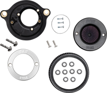 S&S CYCLE Air Stinger Stealth Air Cleaner Kit - Chrome Ring 170-0714A