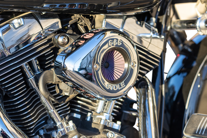 S&S CYCLE Air Stinger Stealth Air Cleaner Kit - Chrome 170-0719A