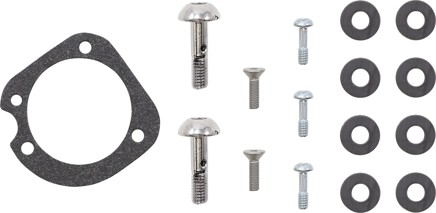 S&S CYCLE Air Stinger Stealth Air Cleaner Kit - Black Chrome Ring 170-0724A