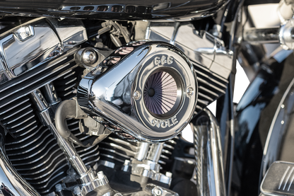 S&S CYCLE Air Stinger Stealth Air Cleaner Kit - Chrome 170-0719A