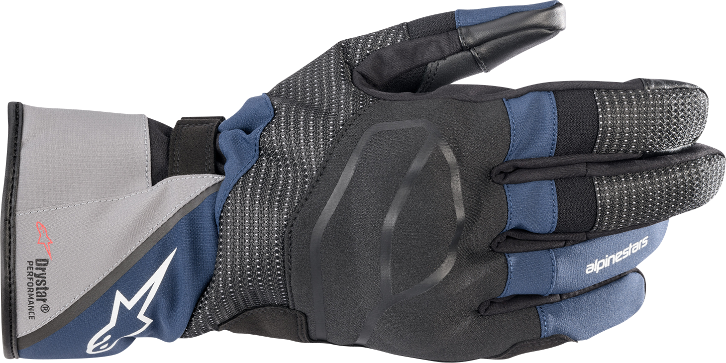 ALPINESTARS Andes V3 Drystar® Gloves - Black/Dark Blue - Small 3527521-1267-S