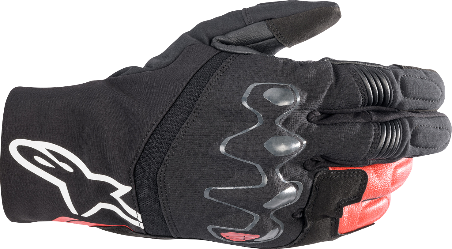 ALPINESTARS Hyde XT DrystarXF® Gloves - Black/Bright Red - Medium 3522523-1303-M