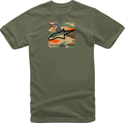 ALPINESTARS Free Camo T-Shirt - Military - XL 1232-72220690XL