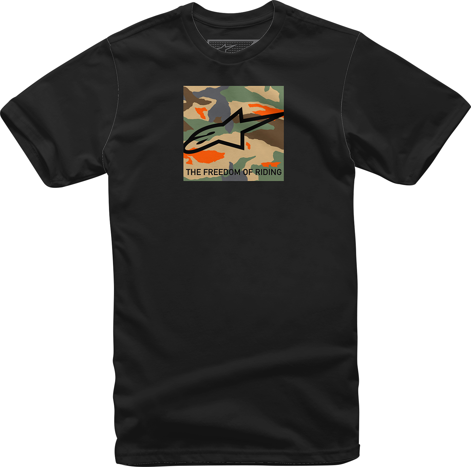 ALPINESTARS Free Camo T-Shirt - Black - XL 1232-72220-10XL