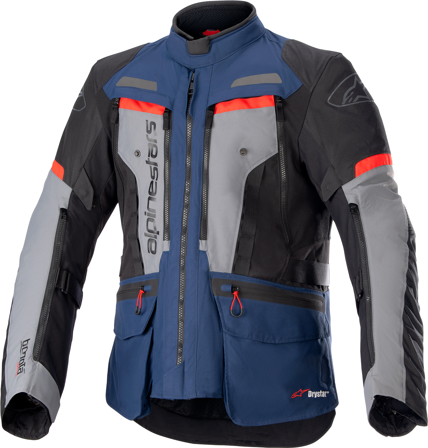 ALPINESTARS Bogota Pro Drystar® Jacket - Dark Blue/Black/Bright Red - Large 3207023-7093-L