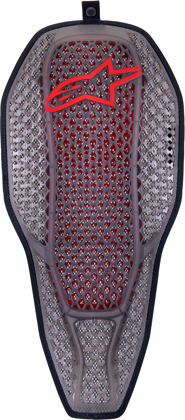 ALPINESTARS Nucleon Flex PROi Full Back Protector Insert - Transparent Smoke/Red - Medium 6526323-003-M