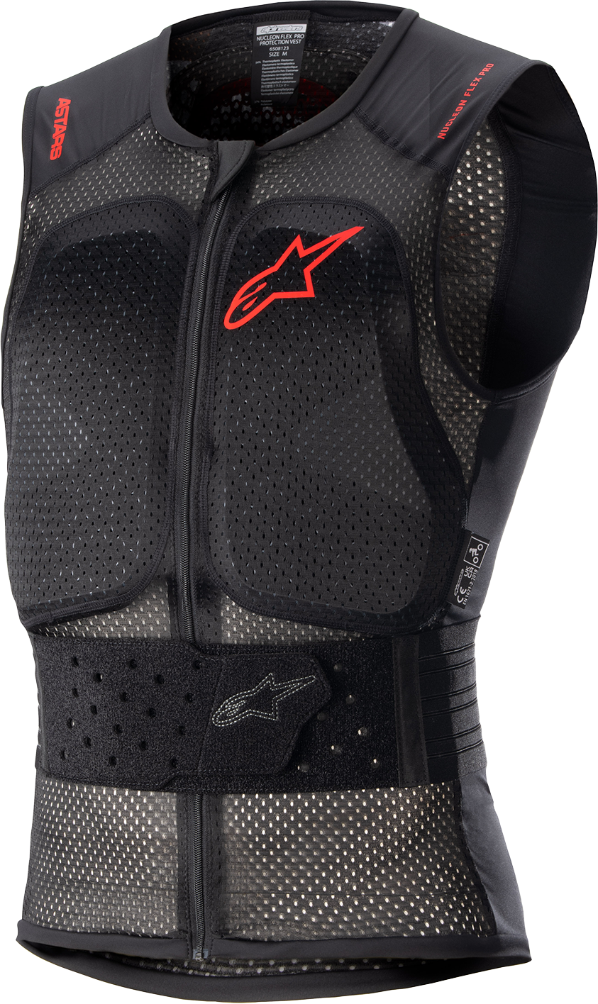 ALPINESTARS Nucleon Flex Pro Protection Vest - Black/Red - Large 6508123-009-L