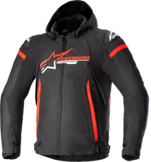 ALPINESTARS Zaca Waterproof Jacket - Black/Bright Red/White - 2XL 3206423-1342-2X