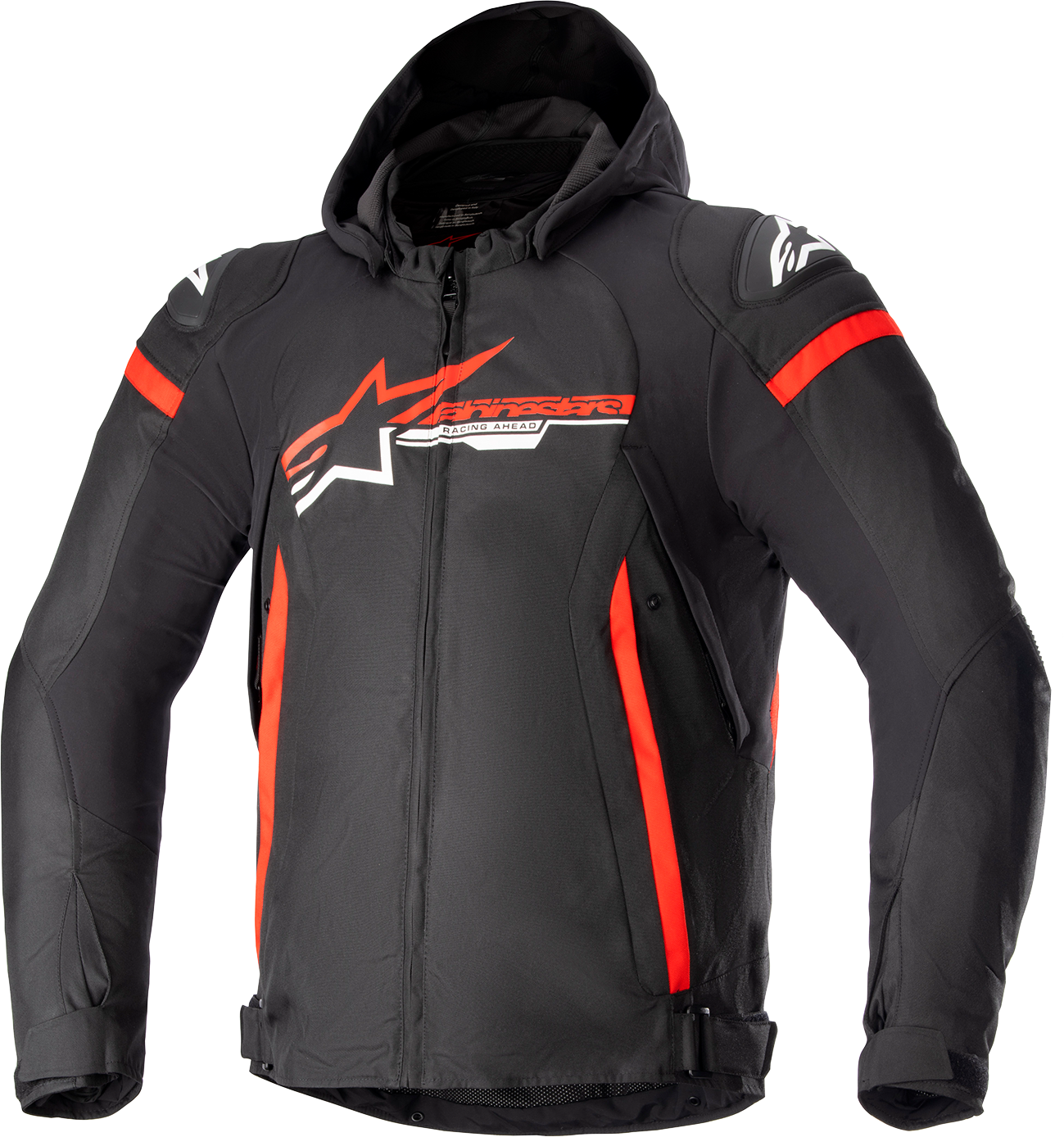 ALPINESTARS Zaca Waterproof Jacket - Black/Bright Red/White - Large 3206423-1342-L