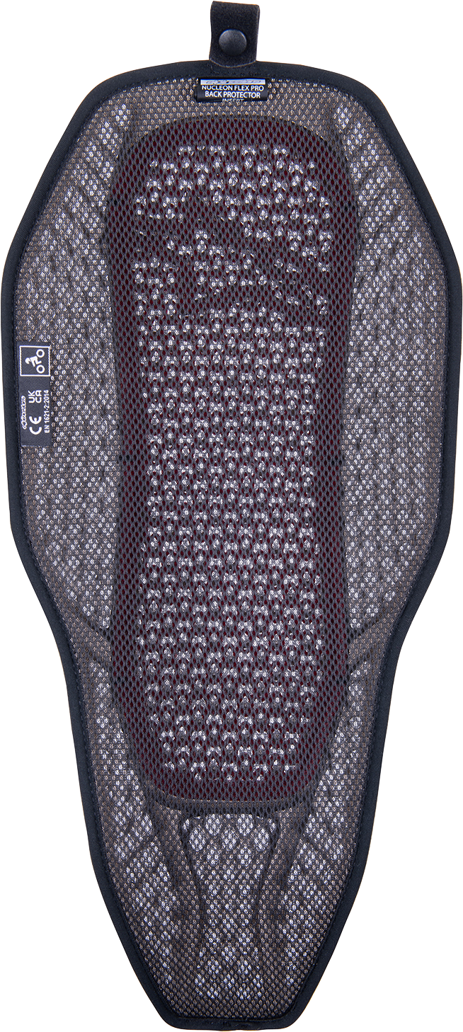ALPINESTARS Nucleon Flex PROi Full Back Protector Insert - Transparent Smoke/Red - Large 6526323-003-L