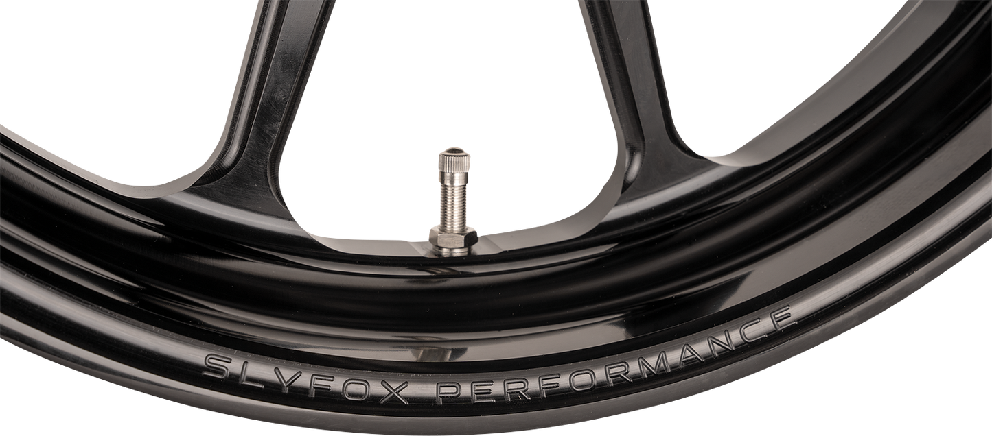 SLYFOX Wheel - Track Pro - Front - Dual Disc /without ABS - Black - 17x3.5 12027706RSLYAPB