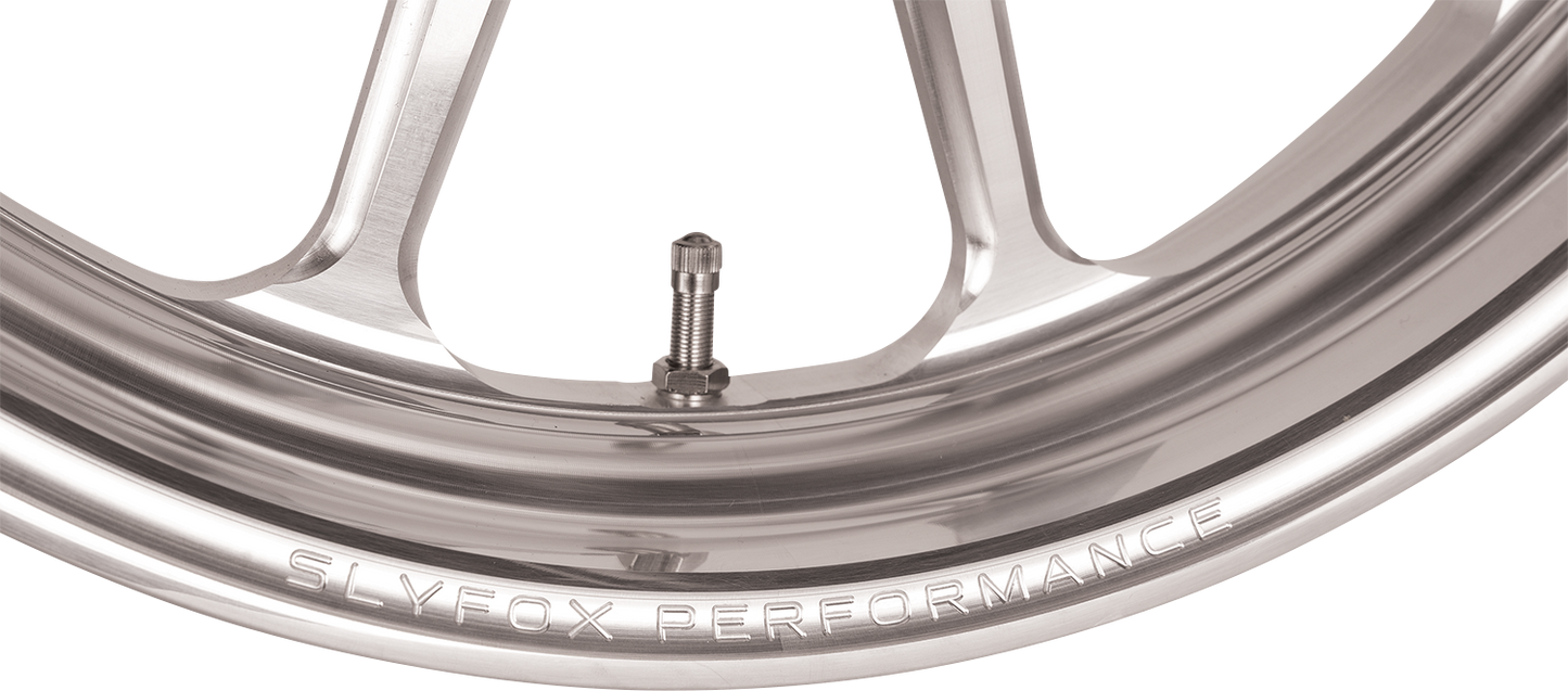 SLYFOX Wheel - Track Pro - Front - Dual Disc/with ABS - Machined - 17x3.5 12047706RSLYAPM