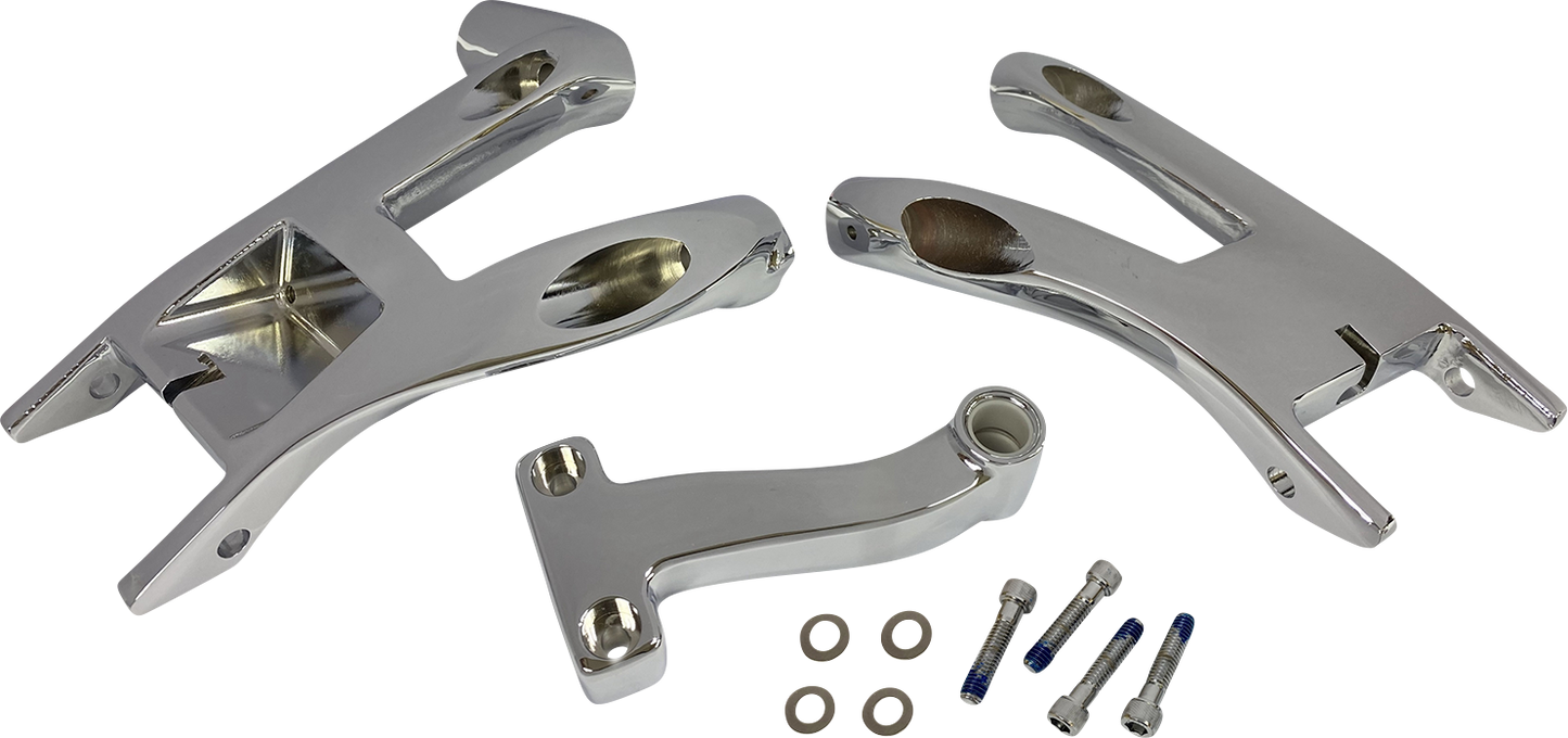 DRAG SPECIALTIES Rider Floorboard Mount - Chrome P17-0436C