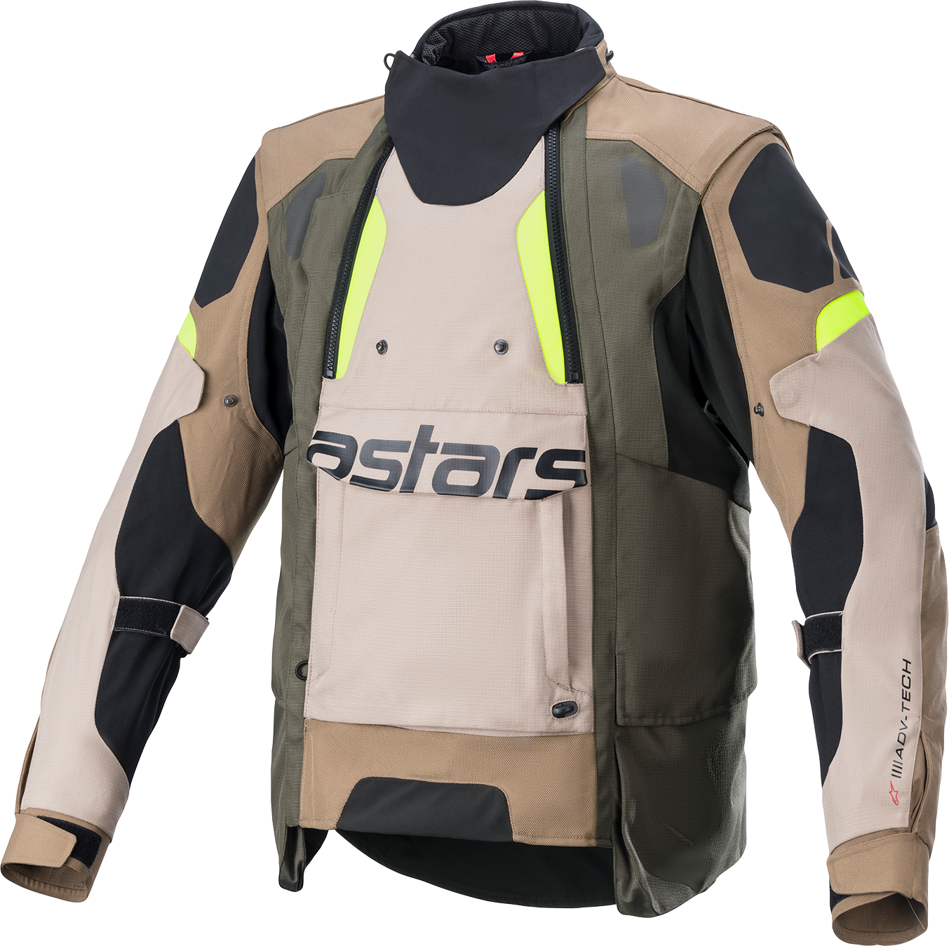 ALPINESTARS Halo Drystar® Jacket - Black/Sand/Yellow - XL 3204822-865-XL