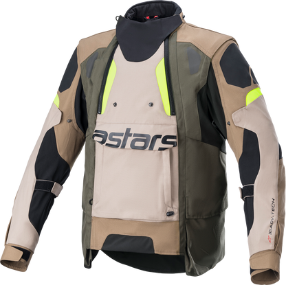 ALPINESTARS Halo Drystar® Jacket - Black/Sand/Yellow - 4XL 3204822-865-4X
