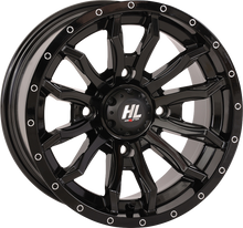 HIGH LIFTER Wheel - HL21 - Front/Rear - Gloss Black - 24x7 - 5/4.5 - 4+3 (+10 mm) 24HL21-1245