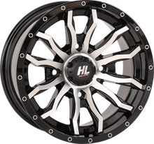HIGH LIFTER Wheel - HL21 - Front/Rear - Gloss Black w/Machined - 22x7 - 4/137 - 4+3 (+10 mm) 22HL21-1137