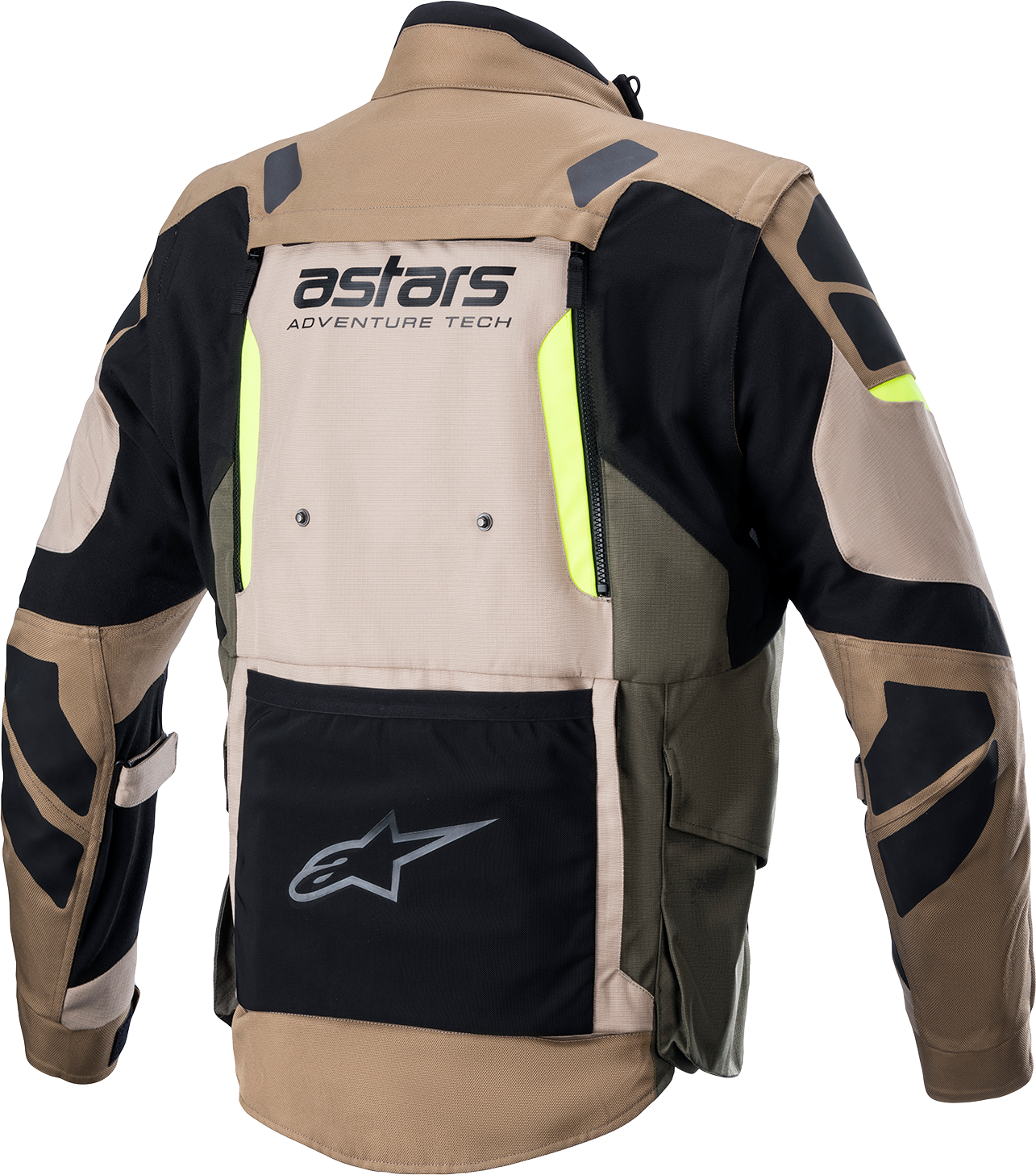 ALPINESTARS Halo Drystar® Jacket - Black/Sand/Yellow - 3XL 3204822-865-3X