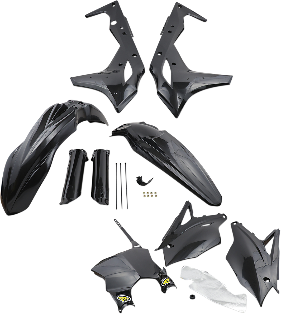 CYCRA Body Kit - Powerflow - Black - Kawasaki - KX '17-'20 1CYC-9319-12