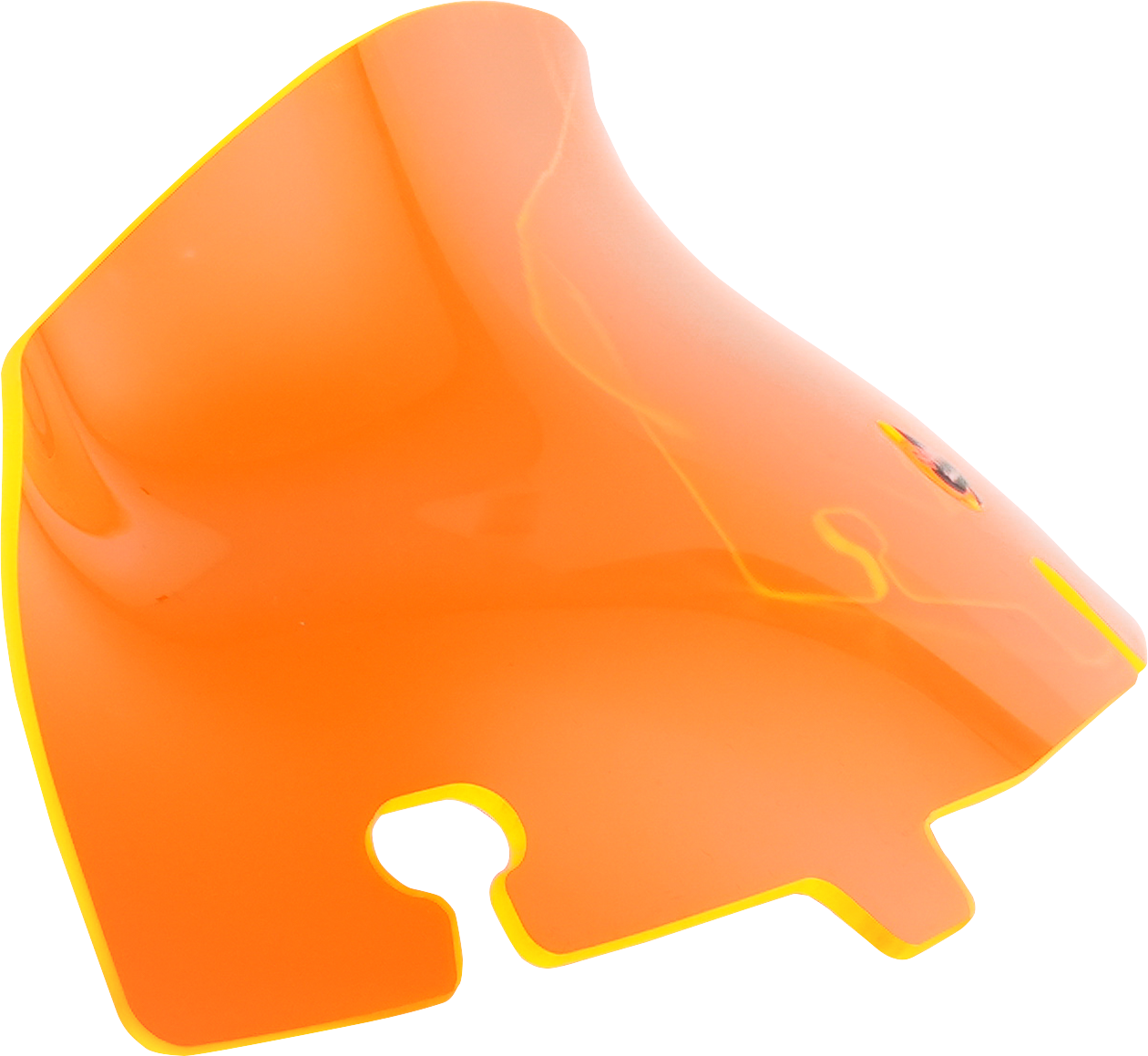 KLOCK WERKS Kolor Flare™ Windshield - 6.5" - Orange Ice - FLH KWW-01-0638