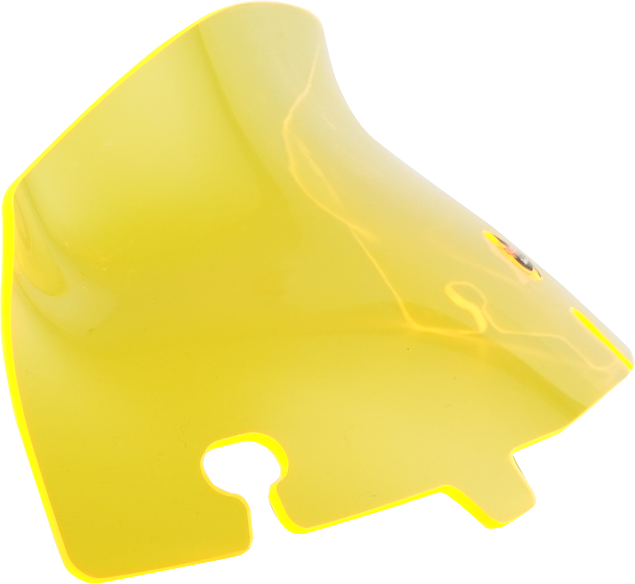 KLOCK WERKS Kolor Flare™ Windshield - 6.5" - Yellow Ice - FLH KWW-01-0644