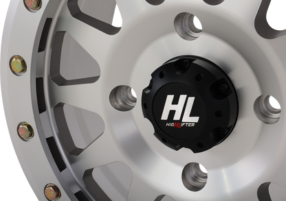 HIGH LIFTER Wheel - HLA1 Beadlock - Front/Rear - Machined - 15x7 - 5/4.5 - 5+2 (+40 mm) 15HLA1-1745