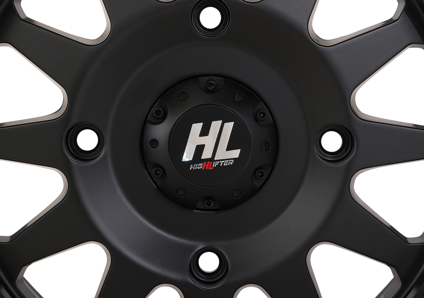 HIGH LIFTER Wheel - HLA1 Beadlock - Front/Rear - Matte Black - 15x7 - 5/4.5 - 5+2 (+40 mm) 15HLA1-1445