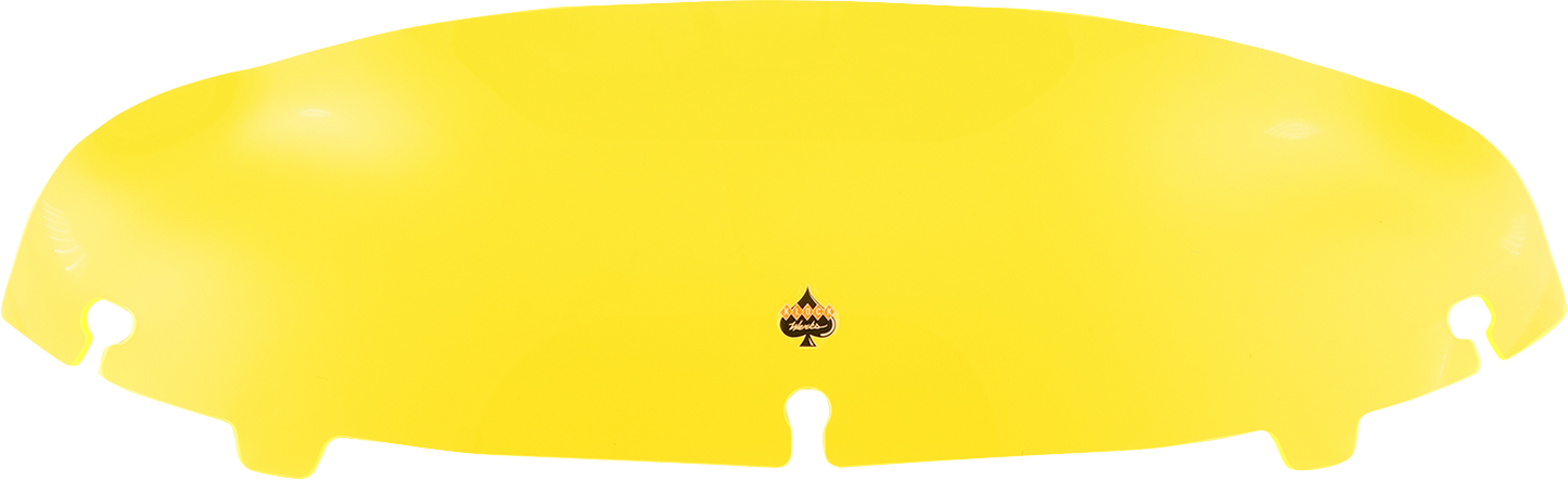 KLOCK WERKS Kolor Flare™ Windshield - 6.5" - Yellow Ice - FLH KWW-01-0644