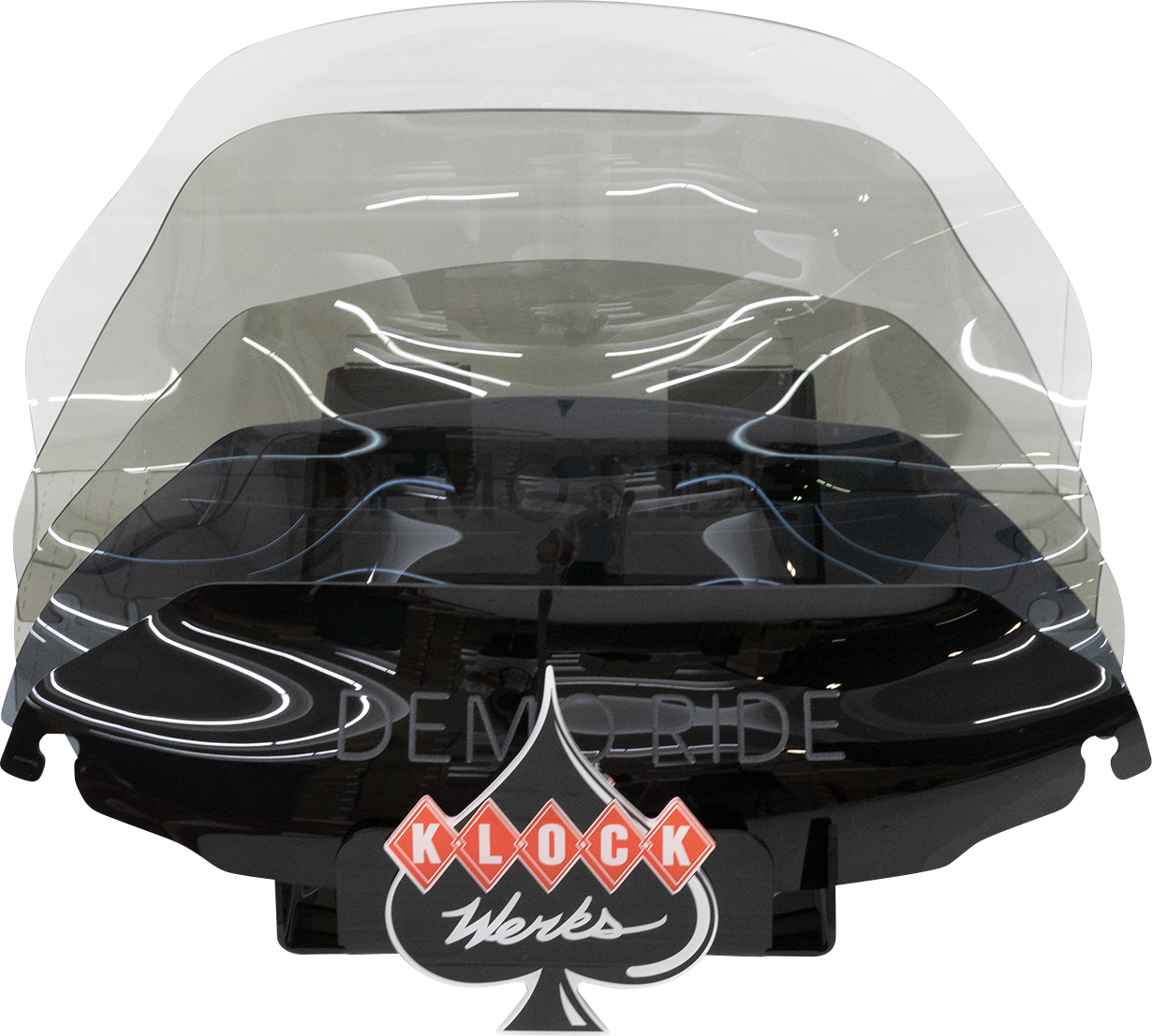 KLOCK WERKS Flare Windshield Display with Flyer - FLR KWW-01-561