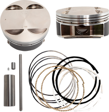 S&S CYCLE Big Bore Piston Kit - 128" - +.010 - M8 920-0142