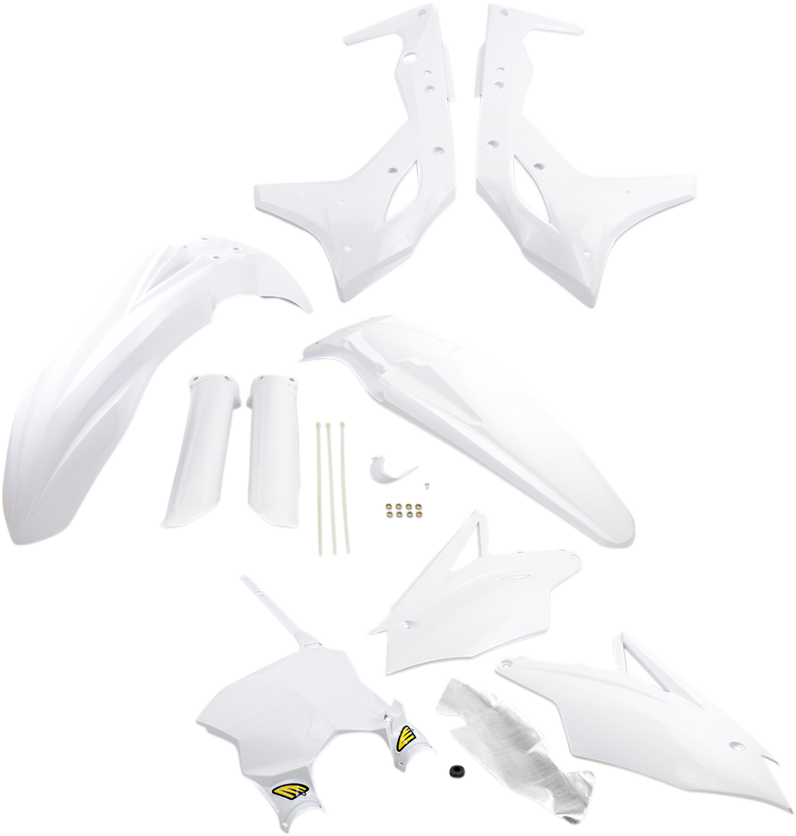 CYCRA Body Kit - Powerflow - White - Kawasaki - KX 1CYC-9319-42