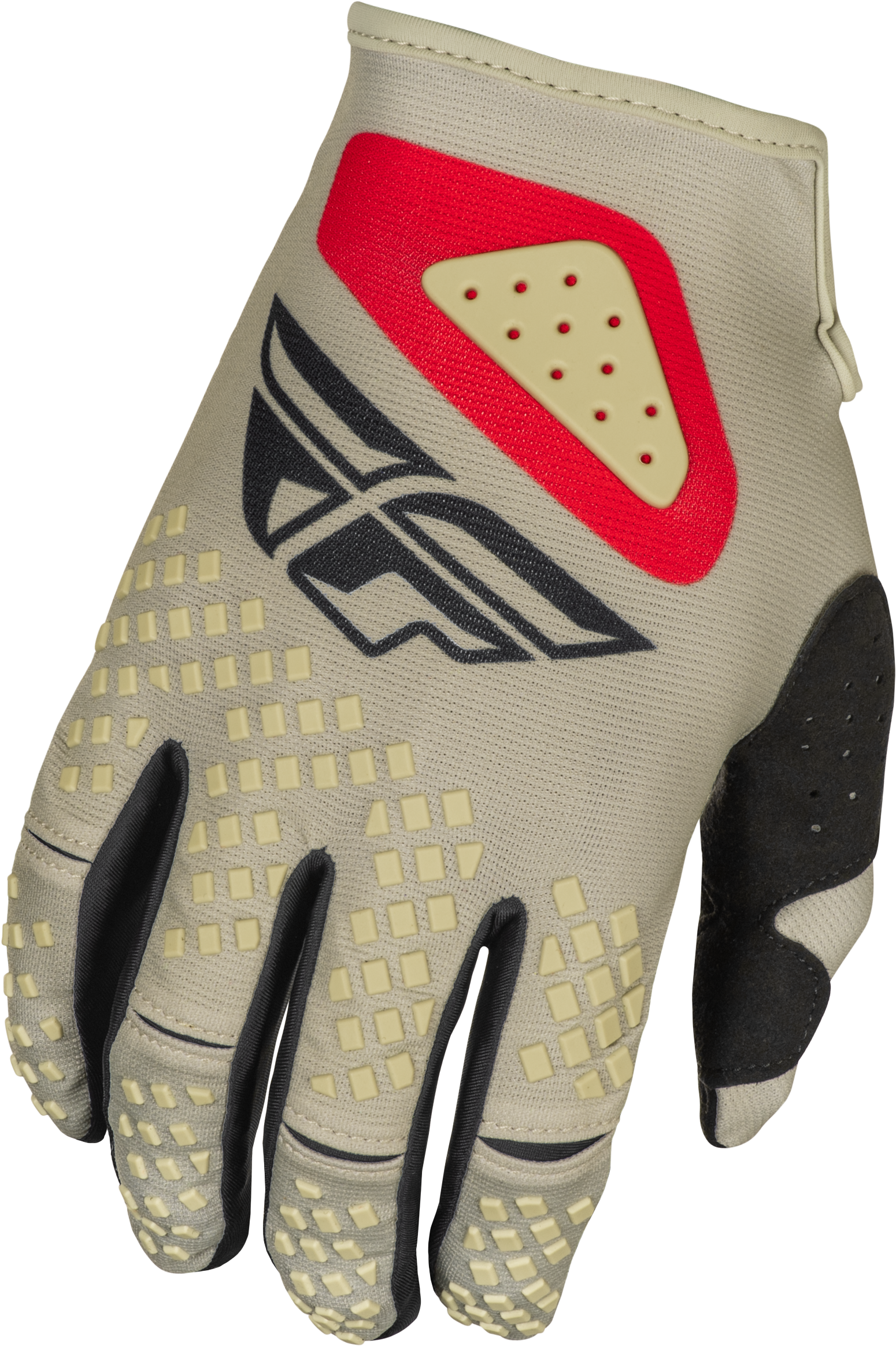 Kinetic Sym Gloves Light Grey/Red/Black Xs
