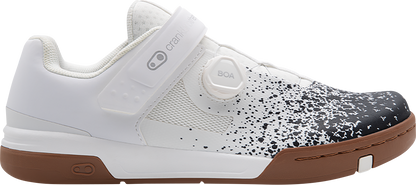 CRANKBROTHERS Stamp BOA® Flat Shoes - Black/White Splatter - US 7 STB11020S-7.0