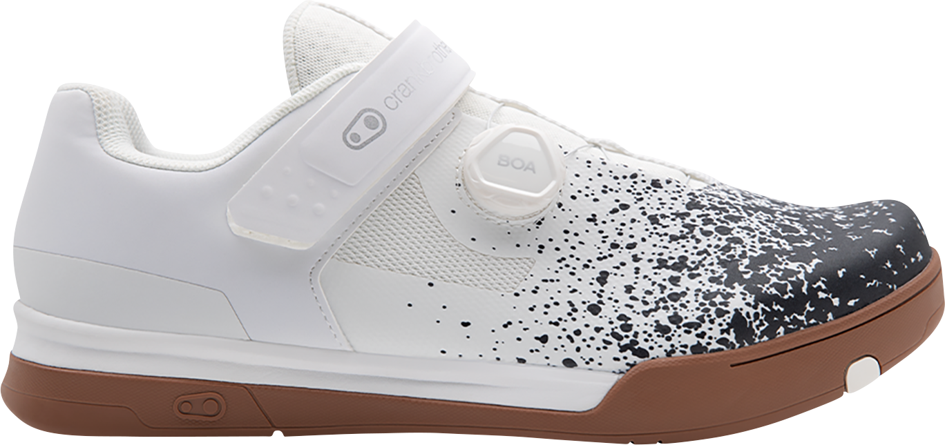 CRANKBROTHERS Mallet BOA® Clip-In Shoes - Black/White Splatter - US 13 MAB11020S-13.0