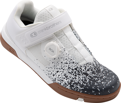 CRANKBROTHERS Stamp BOA® Flat Shoes - Black/White Splatter - US 11 STB11020S-11.0